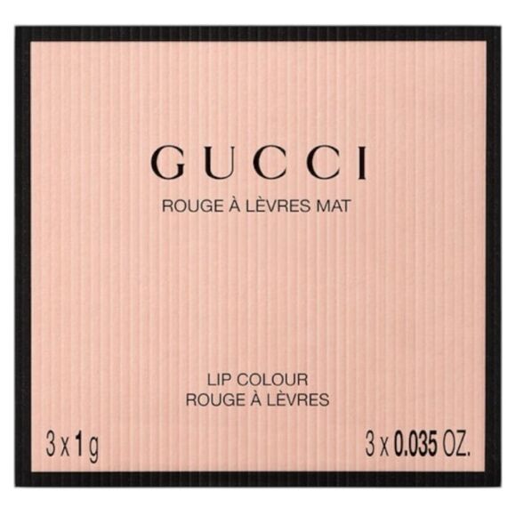 GUCCI Mini Matte Lipstick Set - Luxe 3-Piece Collection - Picture 5 of 16